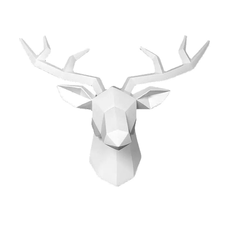 Deer Head Wall Decor with Antler Design