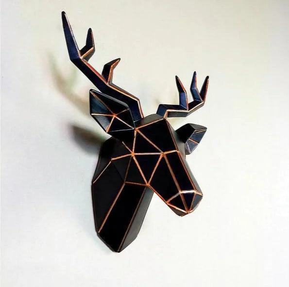 Deer Head Wall Decor with Antler Design