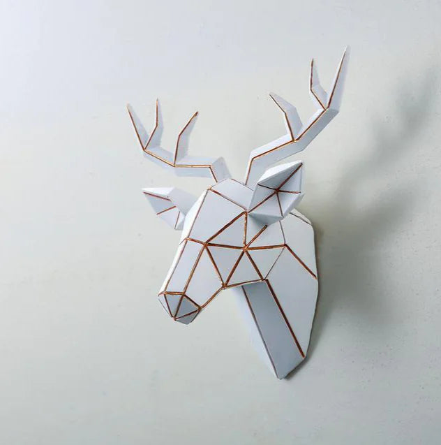 Deer Head Wall Decor with Antler Design