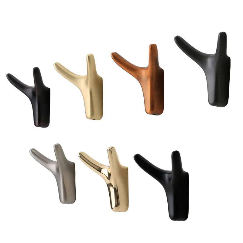 Modern Metal Wall Hooks - Nordic Horn Design