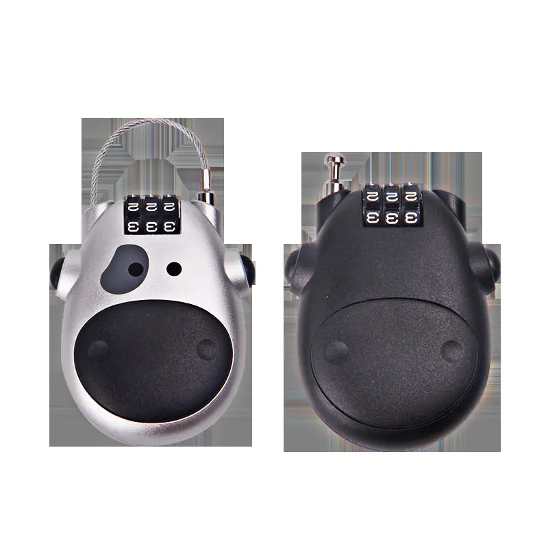 Cow Retractable Wire Rope Lock and Luggage Lock