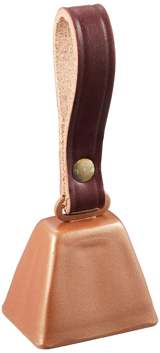 Auburn Leathercrafters Country Cow Bell #2 Medium with Leather Strap - Dog Collar Bell