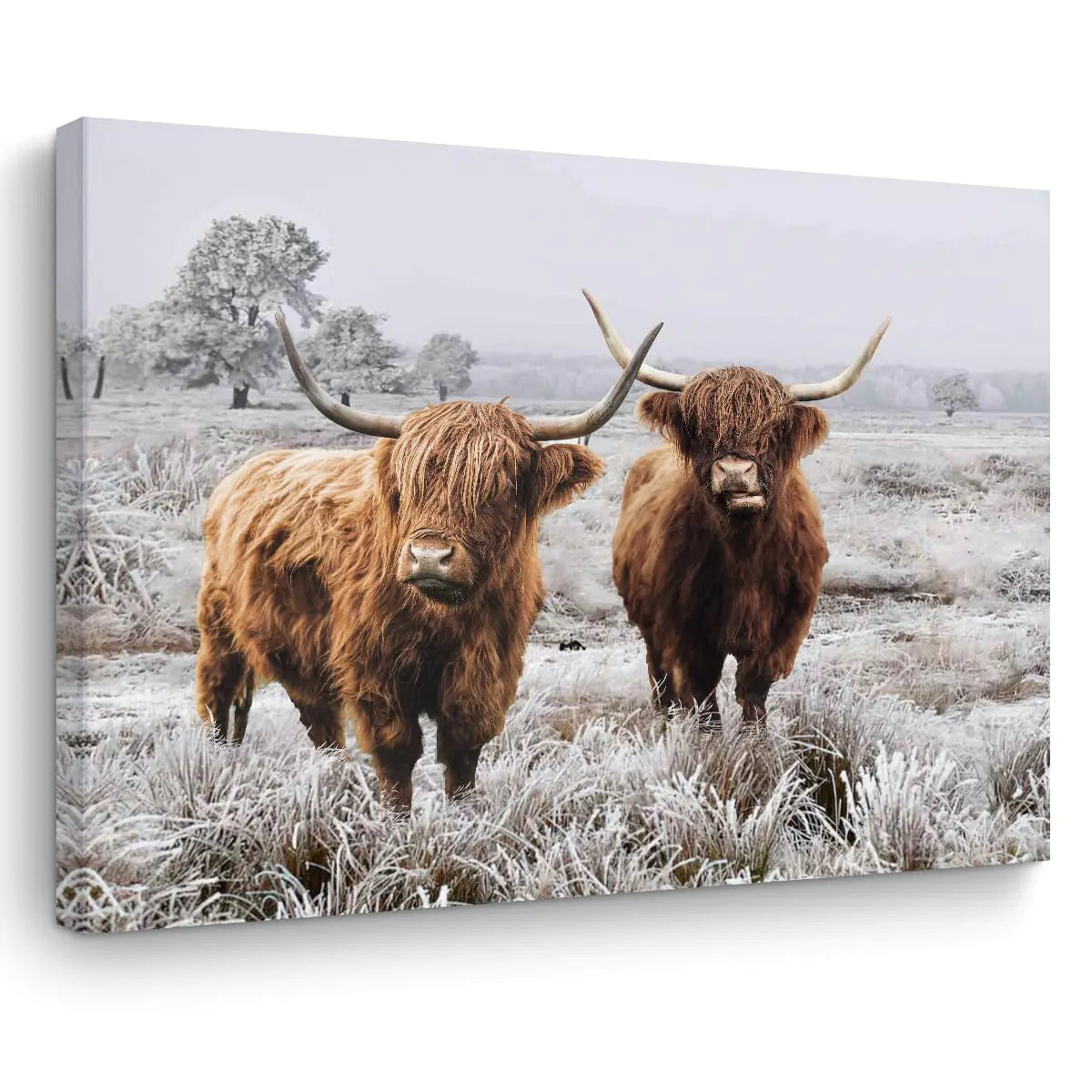 Cow Kooky Kow Wall Art Framed  Canvas Cow Print Stuff Cow Gifts Cow Paintings Western Decor Country Room Decor for Home Farmhouse Bedroom Kitchen Nursery-4