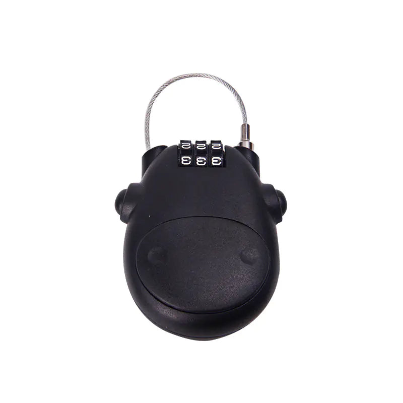 Cow Retractable Wire Rope Lock and Luggage Lock